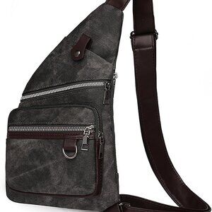 Anti Theft Travel Sling Bag Waterproof Nylon Crossbody Women Men